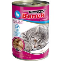 Super Benek Grain Free Chunks 10 x 415 g - Anka i sås