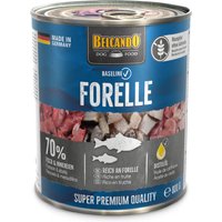 6 x Belcando Baseline à la truite 800 g, nourriture humide pour chien