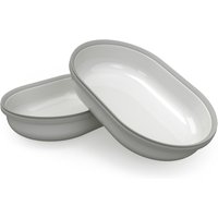 SureFeed Microchip foderautomat - Tillbehör: 2 st SureFeed utbytesskålar, 400 ml, grå