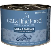catz finefood 6 x 200 g - Lax & fjäderfä