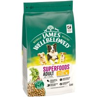 James Wellbeloved Superfoods Grain Free Adult Hypoallergenic dinde, chou vert, quinoa pour chien - 1,5 kg