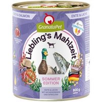 GranataPet Liebling's Mahlzeit Limited sommarutgåva - Anka och lax (24 x 800 g)