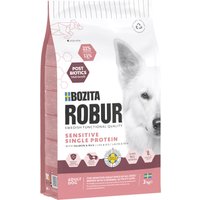 2x3kg Bozita Robur Sensitive Single Protein Saumon et riz croquettes pour chien