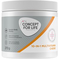10 in 1 Multivitamin Supplements Chews - Concept for Life - Ekonomipack: 2 x 270 g