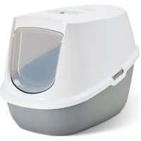 Savic kattlåda Robin - Ljusgrå / vit