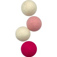 Aumüller ullfiltbollar i set - Set med 4 st