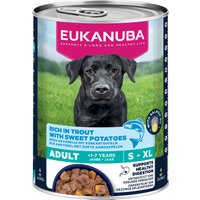 Eukanuba Adult Rich in öring med sötpotatis - 6 x 400 g