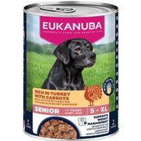 Eukanuba Senior Rich in Turkey with Carrots - Saver Pack: 24 x 400g