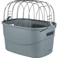 Trixie cykelkorg för styret, grå - L 42 x B 30 x H 39 cm