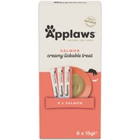 32x15g Applaws Friandise crémeuse saumon pour chat