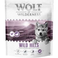 Wolf of Wilderness Junior "Wild Hills" anka - spannmålsfritt - 1 kg nytt recept