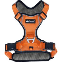 Petlando Outdoor sele, orange - Storlek M: 56 - 68 cm bröstomfång