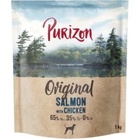 1 kg Purizon saumon avec poulet adulte - Nouvelle gamme de produits : Daily 65 nourriture pour chien sèche