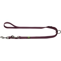 HUNTER justerbart koppel Havanna Mini, björnbär - 200 cm lång, 15 mm bred