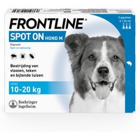 Frontline Spot-On Hond, 10 tot 20 kg, 3 Pipetten