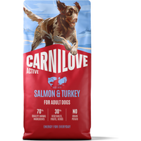 12 kg Carnilove Active Adult zalm & kalkoen droogvoer voor honden
