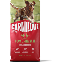 Voordeelpak: 2x12 kg Carnilove Active Adult met eend & fazant droog hondenvoer