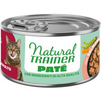 18x 85 g Natural Trainer saumon nourriture humide pour chat