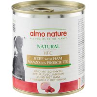 6x290g HFC Almo Nature, bœuf, jambon - Pâtée pour chien
