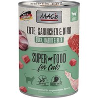 24x400g MAC's canard, lapin, bœuf - Pâtée pour chat