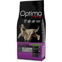 2x12kg Optimanova Medium Adult, poulet, riz - Croquettes pour chien