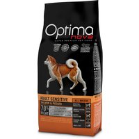 2x12kg Optimanova Adult Sensitive, saumon, pommes de terre - Croquettes pour chien