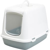 Maison de toilette Savic Oscar blanc/gris clair - pour chat