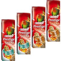 Pack mixto: Versele-Laga Prestige Sticks cotorras y ninfas - 4 x 2 unidades (560 g)