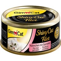 GimCat ShinyCat Filet 6 x 70 g - Kyckling & räkor
