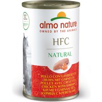 24x140g poulet / crevettes Almo Nature Classic - Nourriture pour Chat