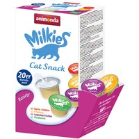 Blandpack animonda Milkies - 20 x 15 g Power, Happy, Passion & Adventure