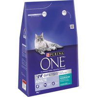 PURINA ONE Adult havsfisk & fullkorn för katter - 3 kg