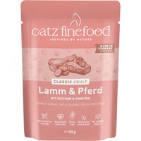 catz finefood 8 x 85 g - Lamm & häst