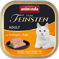animonda vom Feinsten Adult 6 x 100 g Fjäderfä & kalv