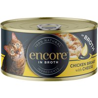 Encore 16 x 70 g boîtes pour chat - blanc de poulet, fromage