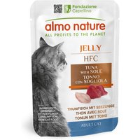 Almo Nature HFC Jelly Pouch 6 x 55 g - Tonfisk & sjötunga