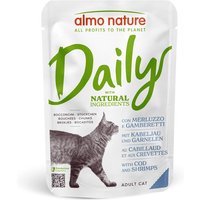 Almo Nature Daily Menu Pouch 6 x 70 g - Torsk och räkor