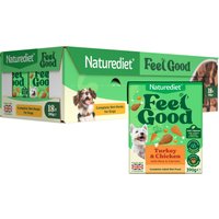 Naturediet Feel Good Adult Wet Dog Food Turkey And Chicken 18 X 390G Cartons