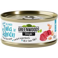 Greenwoods Delight Tuna & Salmon - Ekonomipack: 48 x 70 g