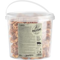 1,25kg Pavillons d'oreilles de porc en seau hermétique pour chien - Friandise pour chien