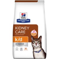 2x3kg Feline k/d Kidney Care Hill's Prescription Diet Croquettes pour chat