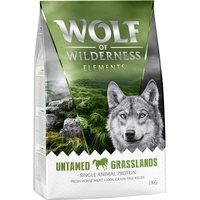 1kg Sensitive "Untamed Grasslands" cheval Wolf of Wilderness Croquettes pour chien