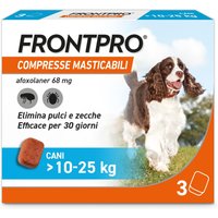 Frontline FRONTPRO compresse masticabili per cani 10-25 kg - 3 compresse (68 mg)