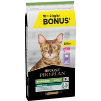 10 kg + 2 kg på köpet! PURINA PRO PLAN Sterilised Adult - Sterilised Adult Renal Plus kalkon