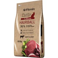10kg Fitmin Cat Purity Hairball nourriture pour chat sèche