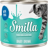 6x140ml Boisson Smilla au thon - Friandises pour chat