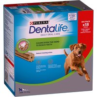 18 bâtonnets (6x106g) PURINA Dentalife à mâcher, pour chien de grande taille (25-40kg)
