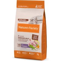 7kg Nature's Variety Original No Grain Sterilised dinde - Croquettes pour chat