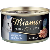 Miamor Filets Fins 1 x 100 g pour chat - thon Skipjack en gelée