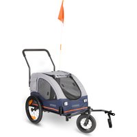 HAFENBANDE Fahrradanhänger Cabby M inkl. zwei Kupplungen 125x67x105cm/bis25kg Hund